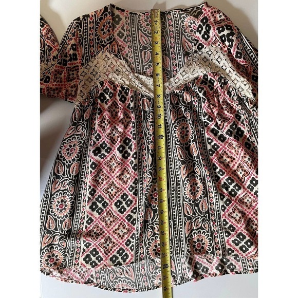 FREE People Flowy Oversized Shirt Women's Size SP - Picture 8 of 8